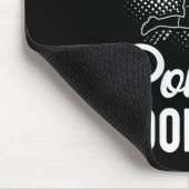 Lass dich nicht vom Pferdeschwanz täuschen Fußball Mousepad (Ecke)