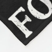 Lass dich nicht vom Pferdeschwanz täuschen Karate  Fleecedecke (Ecke)