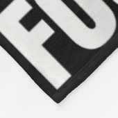 Lass dich nicht vom Pferdeschwanz täuschen Karate Fleecedecke (Ecke)