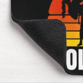 Lass dich nicht vom Pferdeschwanz täuschen Karate  Mousepad (Ecke)