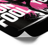 Lass Dich Nicht Vom Pferdeschwanz Täuschen Kickbox Poster (Ecke)