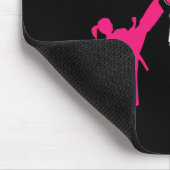 Lass dich nicht vom Pferdeschwanz täuschen Lustige Mousepad (Ecke)