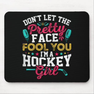 Lass dich nicht von meinem hübschen Gesicht täusch Mousepad