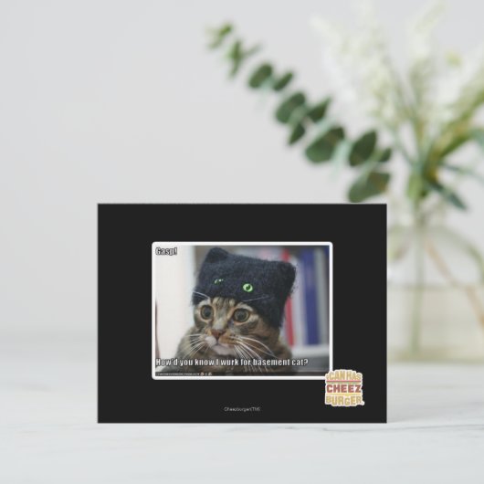 Lass dich! postkarte (Stehend Vorderseite)