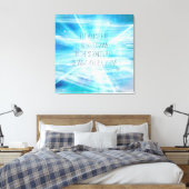 Lass dich selbst Gezeichnet Leinwanddruck (Insitu (Schlafzimmer))