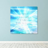 Lass dich selbst Gezeichnet Leinwanddruck (Insitu (Holzboden))