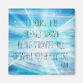 Lass dich selbst Gezeichnet Magnet (Vorne)