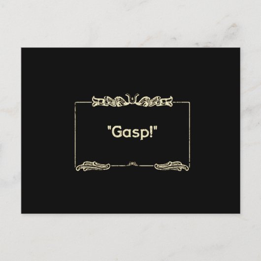 Lass dich! Stille Films Postkarte (Vorderseite)