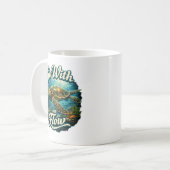 Lass Dich Treiben Kaffeetasse (Vorderseite Links)