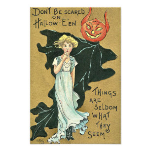 Lass dich zu Halloween nicht erschrecken Fotodruck