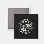 Lass die 4. Klasse Abenteuer beginnen Retro erster Magnet (Vorderseite/Rückseite)