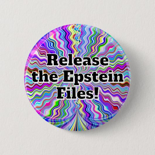 Lass die Epstein-Dateien frei! Button (Vorderseite)