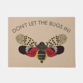 Lass die Fehler nicht in der Gepunkteten Lanternfl Fußmatte (Vorderseite)