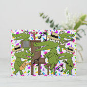 Lass die Good Times Roll! Cajun Style! SRF Einladung (Stehend Vorderseite)