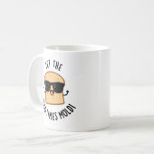 Lass die guten Zeiten, die die lustigen Brettpisto Kaffeetasse (Vorderseite Links)