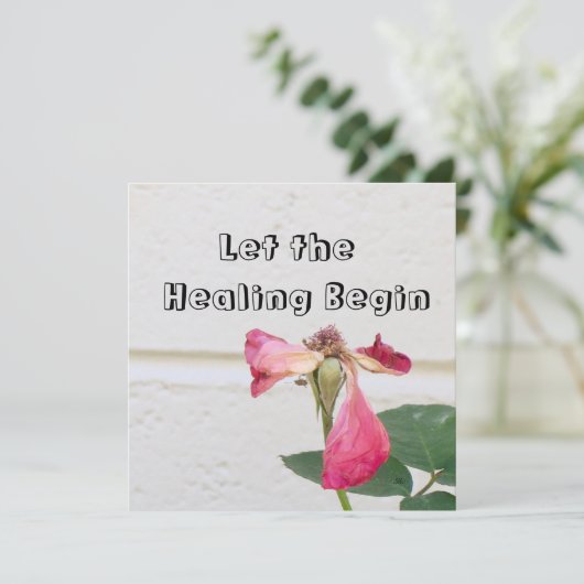 Lass die Heilstartkarte! (Stehend Vorderseite)