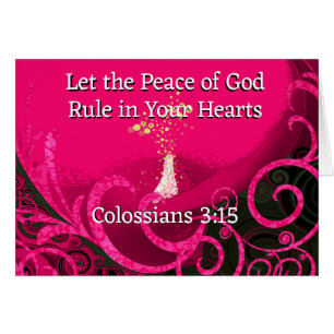 Lass die Herrschaft Gottes in deinen Herzen.