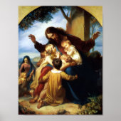 Lass die Kinder von Carl Vogelstein zu mir Poster (Vorne)