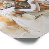 Lass die kleinen Kinder zu mir kommen - Jesus der  Poster (Ecke)