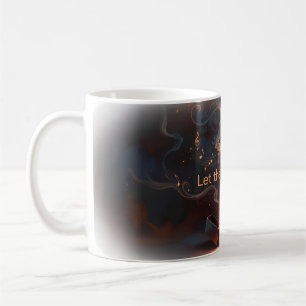 🔥 Lass die Musik auflodern Brennende Gitarre Tass Kaffeetasse