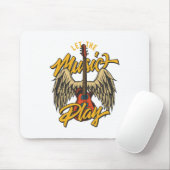 Lass die Musik spielen Mousepad (Mit Mouse)