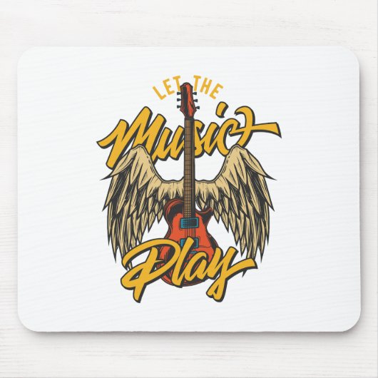 Lass die Musik spielen Mousepad (Vorne)