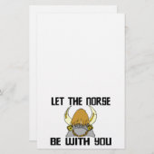 Lass die Norse mit dir Briefpapier (Vorne/Hinten)