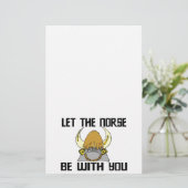Lass die Norse mit dir Briefpapier (Stehend Vorderseite)