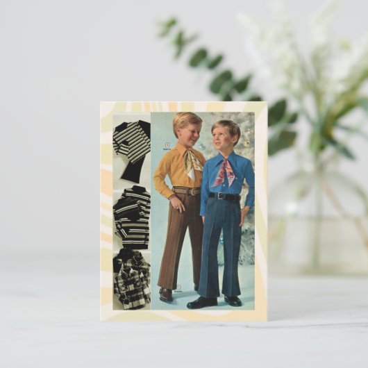 Lass die Schläge Begin! Funny Postcard Postkarte (Stehend Vorderseite)