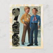 Lass die Schläge Begin! Funny Postcard Postkarte (Vorderseite)