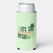 Lass die Senanigans Begin-66677 Selters Dosenkühler (Seltzer Vorderseite)