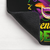 Lass Die Shenanigans Begin Funny Mardi Gras Men Wo Mousepad (Ecke)