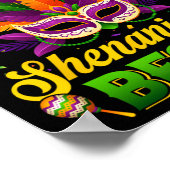 Lass Die Shenanigans Begin Funny Mardi Gras Men Wo Poster (Ecke)