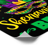 Lass die Shenanigans Begin Mardi Gras Kinder Männe Poster (Ecke)