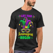 Lass die Shenanigans Begin Mardi Gras Kinder Männe T-Shirt (Vorderseite)
