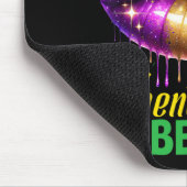 Lass die Shenanigans Begin Mardi Gras Lips Kinder Mousepad (Ecke)