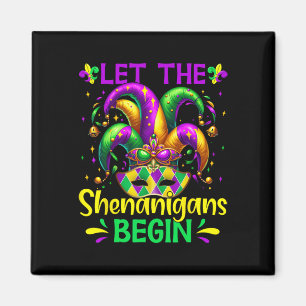 Lass die Shenanigans Begin Mardi Gras Magnet