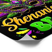 Lass Die Shenanigans Begin Mardi Gras Shirts Männe Poster (Ecke)