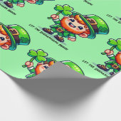 Lass die Shenanigans Begin, St. Patrick's Day Geschenkpapier (Ecke)