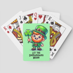 Lass die Shenanigans Begin, St. Patrick's Day Spielkarten
