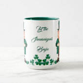 Lass die Shenanigans beginnen Lucky Leprechauns Kl Tasse (Zentrum)