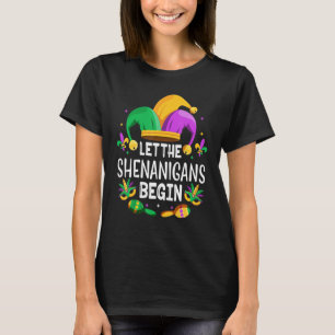 Lass die Shenanigans beginnen Mardi Gras, Kinder M T-Shirt