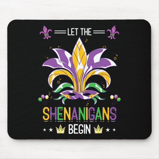 Lass die Shenanigans beginnen Masquerade Kostümges Mousepad (Vorne)