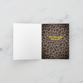 Lass die Socken, um zu reden Karte (Innenseite)