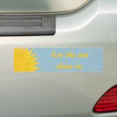 Lass die Sonne ein, sonne Autoaufkleber (Auf Auto)