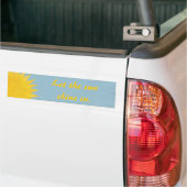 Lass die Sonne ein, sonne Autoaufkleber (Auf Lkw)