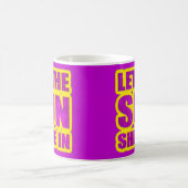 Lass die Sonne herein Kaffeetasse (Mittel)