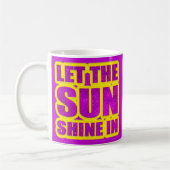 Lass die Sonne herein Kaffeetasse (Links)