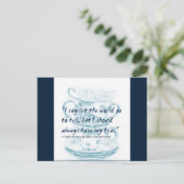 Lass, die Welt geht in die Hölle... Postkarte (Stehend Vorderseite)