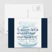 Lass, die Welt geht in die Hölle... Postkarte (Vorne/Hinten)